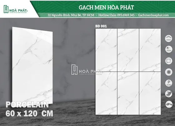 Gạch lát nền 60x120 Blue Dragon BD 001