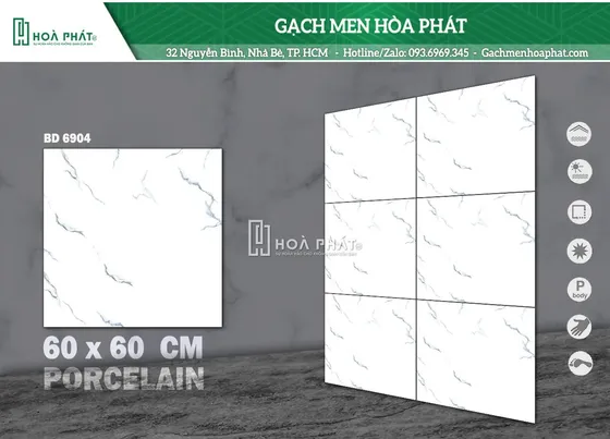 Gạch lát nền 60x60 Blue Dragon BD 6904