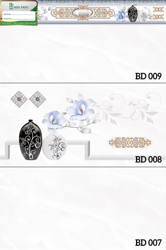 Gạch ốp tường 30x60 Thanh Long BD 007 - BD 008 - BD 009