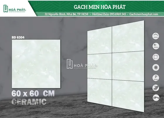 Gạch lát nền 60x60 Blue Dragon BD 6304