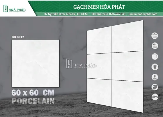 Gạch lát nền 60x60 Blue Dragon BD 6917