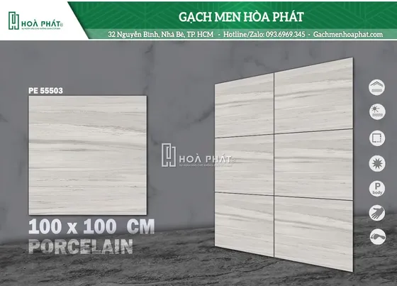 Gạch lát nền 100x100 Blue Dragon BD 55503