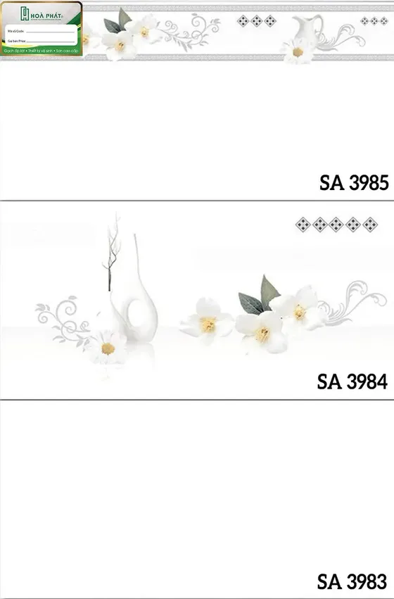 Gạch ốp tường 30x60 Sartuno SA 3983 - SA 3984 - SA 3985