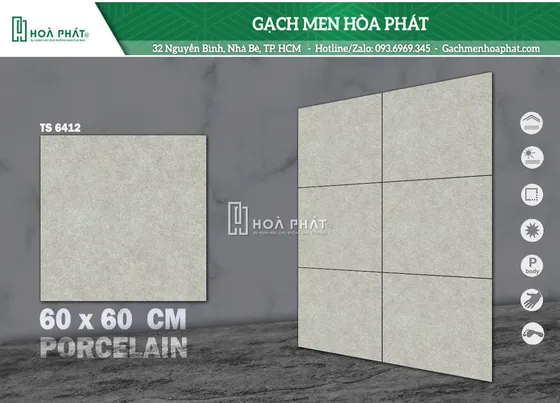 Gạch lát nền 60x60 Tasa TS 6412