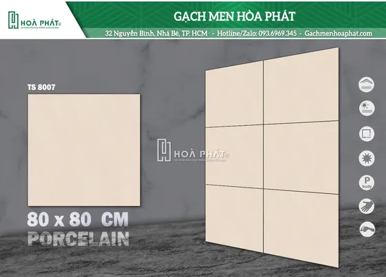 Gạch lát nền 80x80 Tasa TS 8007