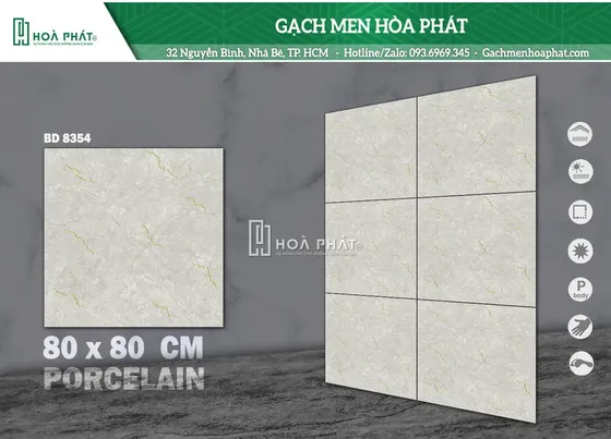 Gạch lát nền 80x80 Tasa TS 8354