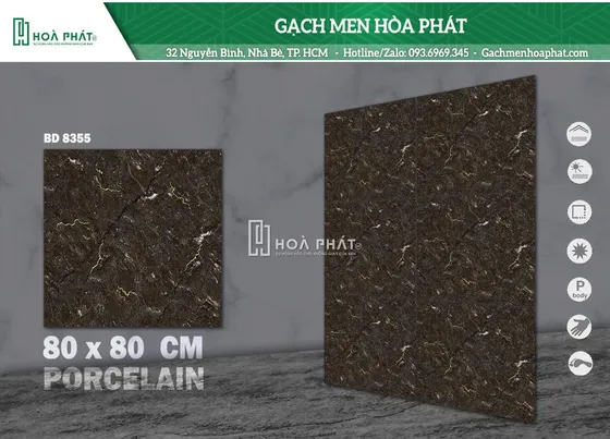 Gạch lát nền 80x80 Tasa TS 8355