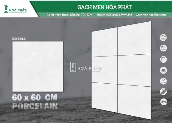 Gạch lát nền 60x60 Blue Dragon BD 6912