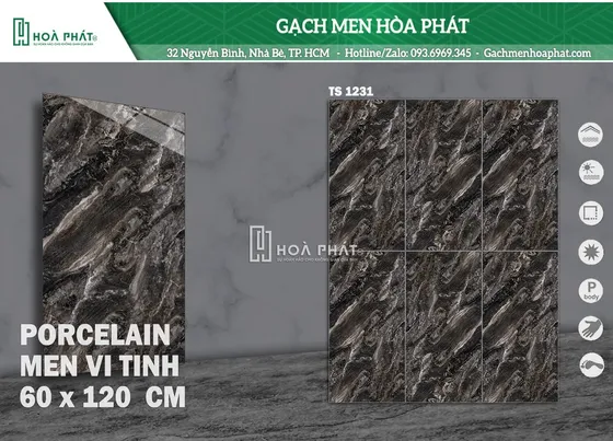 Gạch lát nền 60x120 Tasa TS 1231