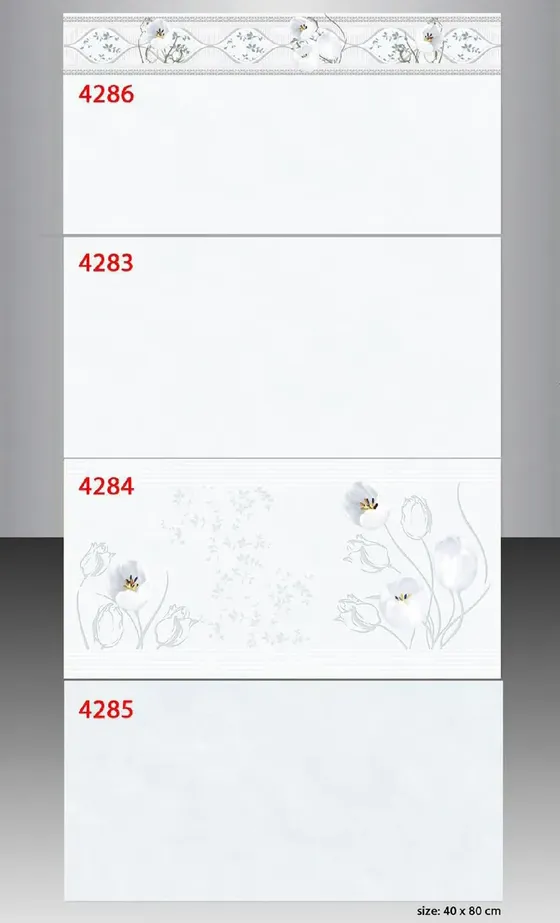 Gạch ốp tường 40×80 Tasa TS 4283 - TS 4284 - TS 4285 - TS 4286