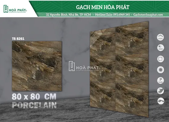 Gạch lát nền 80x80 Tasa TS 8261