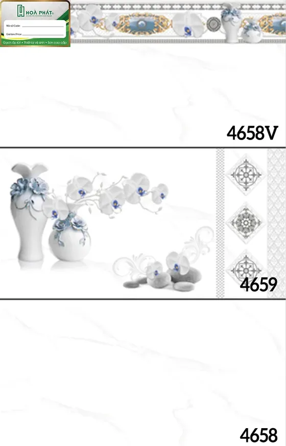 Gạch ốp tường 40x80 Blue Dragon BD 4658V - BD 4659 - BD 4658