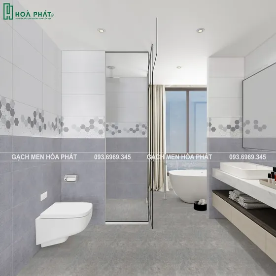 Bộ Ốp Lát Nhà Vệ Sinh PE 2703 - PE 2704 - PE 2705 - BD 3223