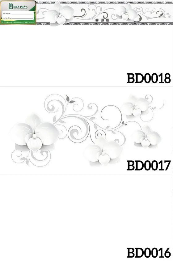 Gạch ốp tường 30x60 Thanh Long BD 0016 - BD 0017 - BD 0018