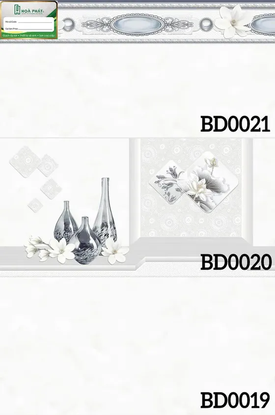 Gạch ốp tường 30x60 Thanh Long BD 0019 - BD 0020 - BD 0021