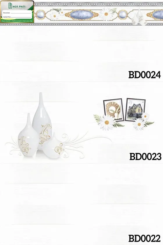 Gạch ốp tường 30x60 Thanh Long BD 0022 - BD 0023 - BD 0024