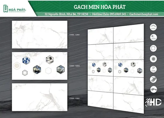 Gạch ốp tường 30x60 Thanh Long BD 12001 - BD 12002