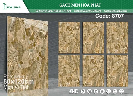 Gạch lát nền 80x120 Tasa TS 8707