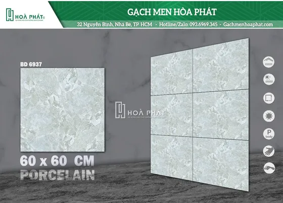 Gạch lát nền 60x60 Blue Dragon BD 6937