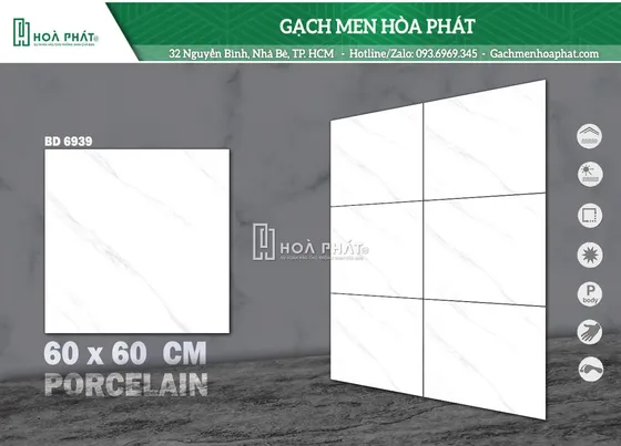 Gạch lát nền 60x60 Blue Dragon BD 6939