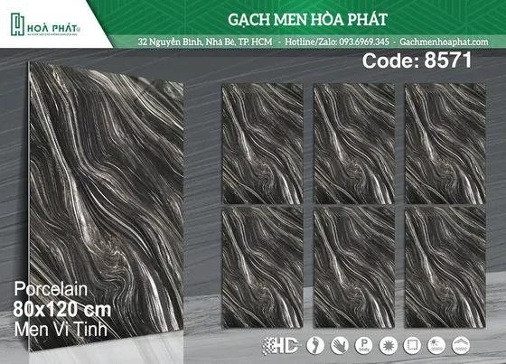 Gạch lát nền 80x120 Blue Dragon BD 8571