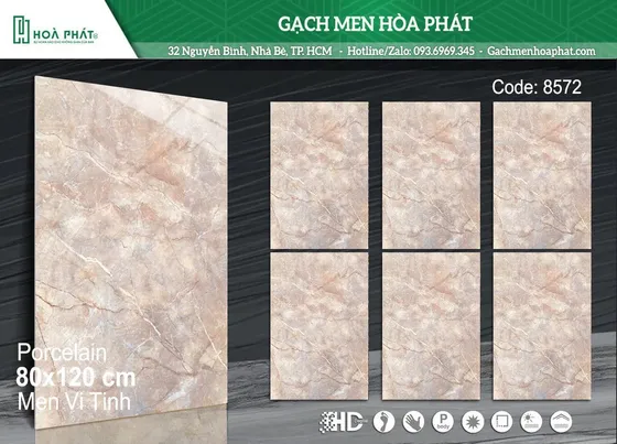 Gạch lát nền 80x120 Blue Dragon BD 8572