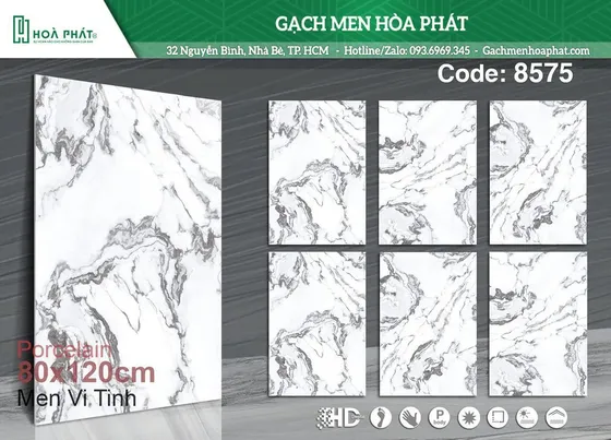 Gạch lát nền 80x120 Blue Dragon BD 8575