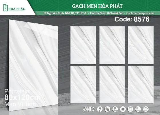 Gạch lát nền 80x120 Blue Dragon BD 8576