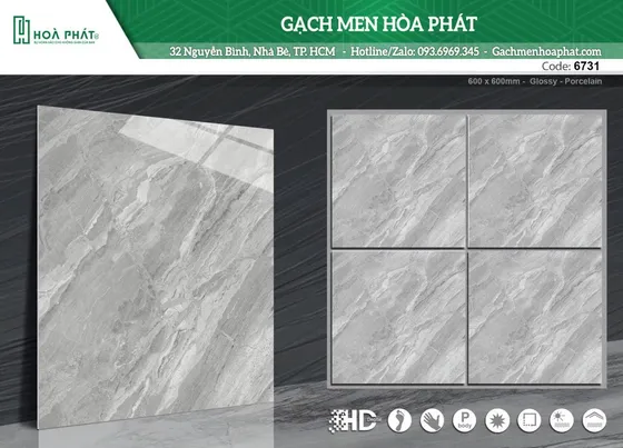 Gạch lát nền 60x60 Tasa TS 6731