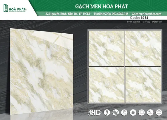 Gạch lát nền 60x60 Tasa TS 6984