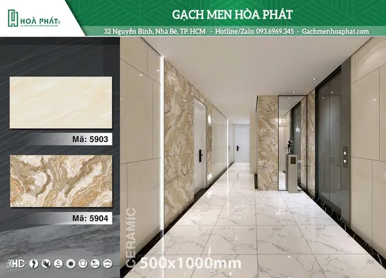 Gạch ốp tường 50x100 Blue Dragon BD 5903