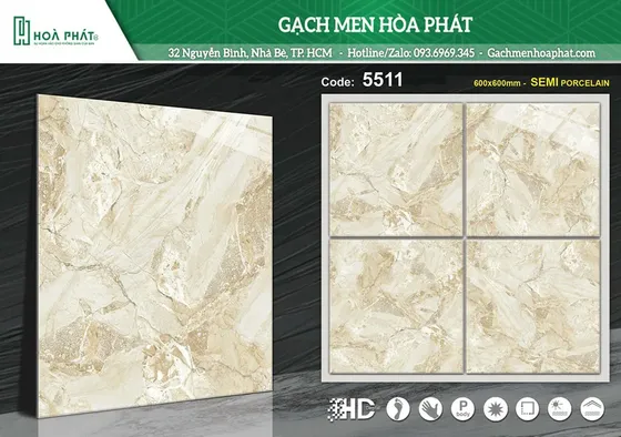 Gạch lát nền 60x60 Blue Dragon BD 5511