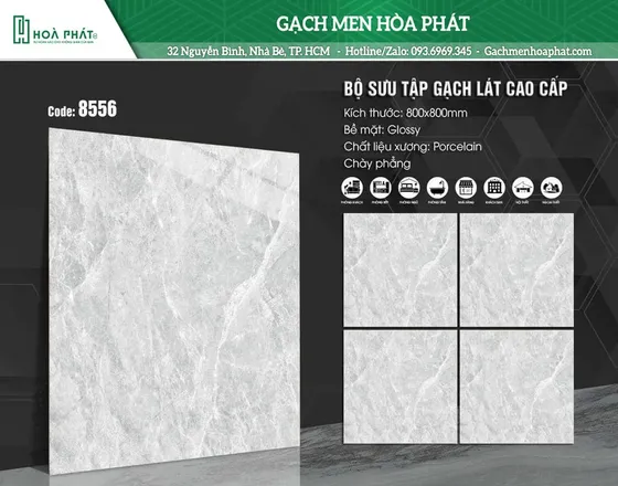 Gạch lát nền 80x80 Blue Dragon BD 8556