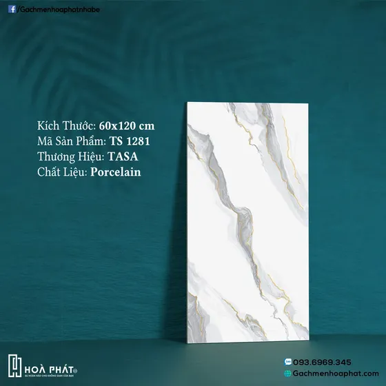 Gạch lát nền 60x120 Tasa TS 1281