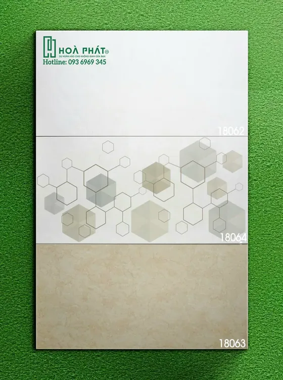 Gạch ốp tường 40x80 Hoàn Mỹ PE 18062 - PE 18063 - PE 18064
