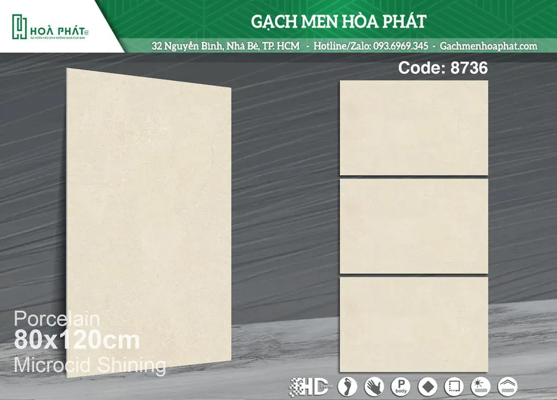 Gạch lát nền 80x120 Tasa TS 8736