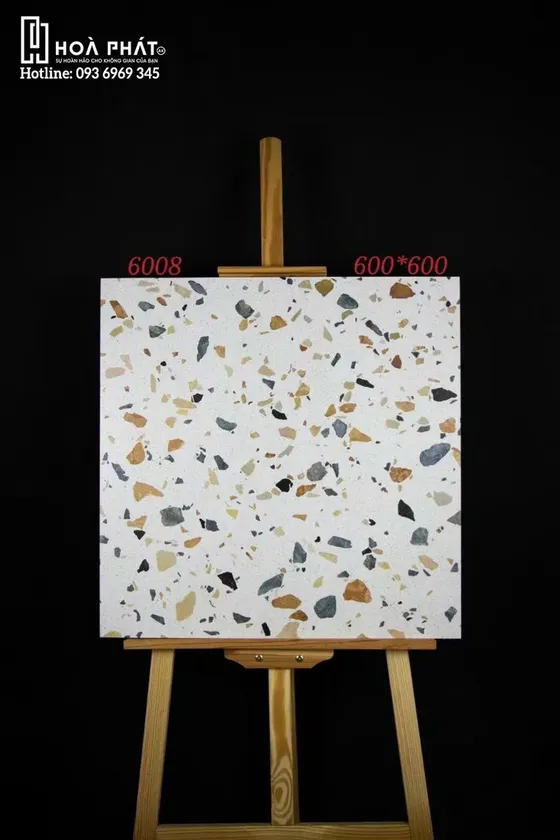 Gạch lát nền Terrazzo nhập khẩu 60x60 6008