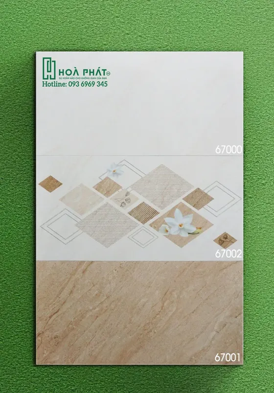 Gạch ốp tường 30x60 Hoàn Mỹ 67000 - 67002 - 67001