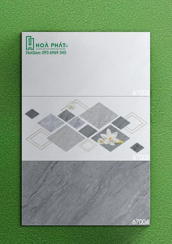 Gạch ốp tường 30x60 Hoàn Mỹ 67003 - 67004 - 67005