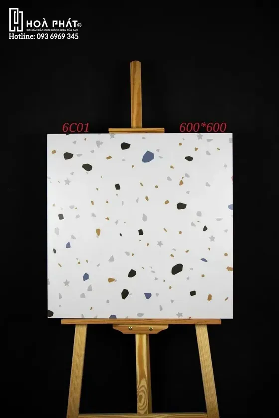 Gạch lát nền Terrazzo nhập khẩu 60x60 6C01
