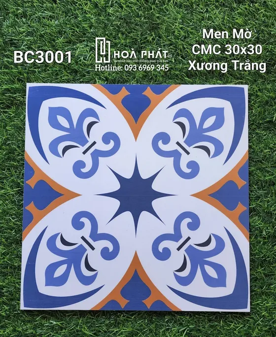 Gạch bông trang trí 30x30 CMC BC3001