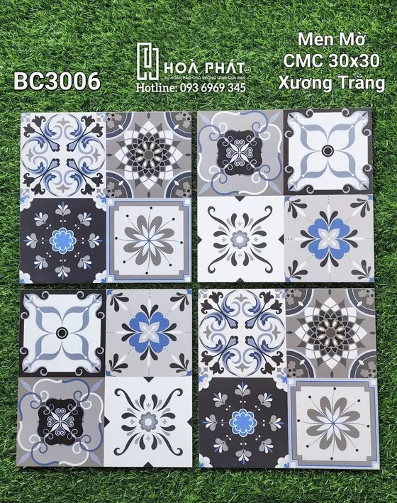 Gạch bông trang trí 30x30 CMC BC3006