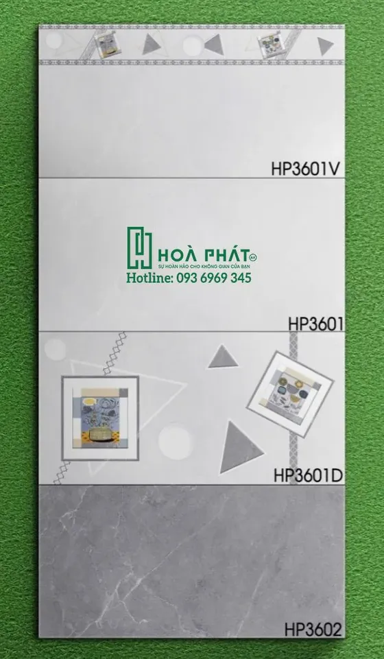 Gạch ốp tường 30X60 HP3601V - HP3601 - HP3601D - HP3602