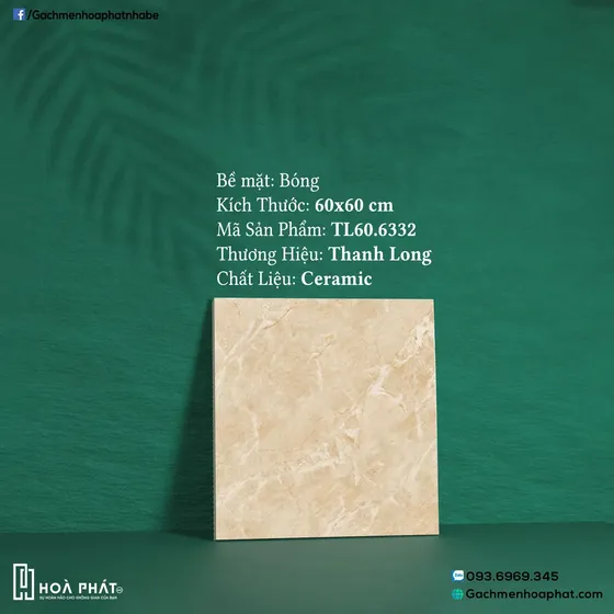 Gạch lát nền 60x60 Thanh Long TL60.6332