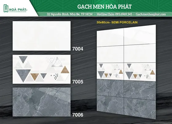 Gạch ốp tường 30X60 TASA TS 7004 - TS 7005 - TS 7006