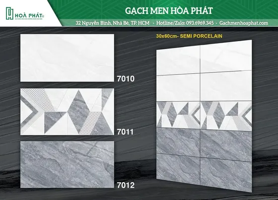 Gạch ốp tường 30X60 TASA TS 7010 - TS 7011 - TS 7012