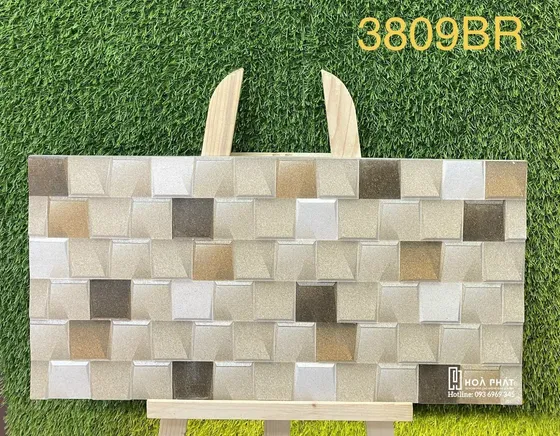 Gạch ốp tường 30x60 Nhập khẩu Ấn Độ 3809BR