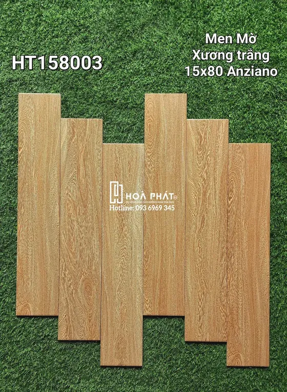 Gạch giả gỗ 15×80 Anziano HT158003