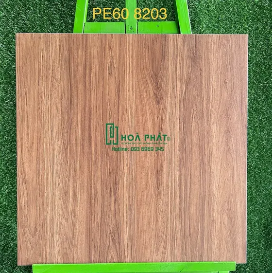 Gạch lát nền vân gỗ 60x60 PE 8203 mờ