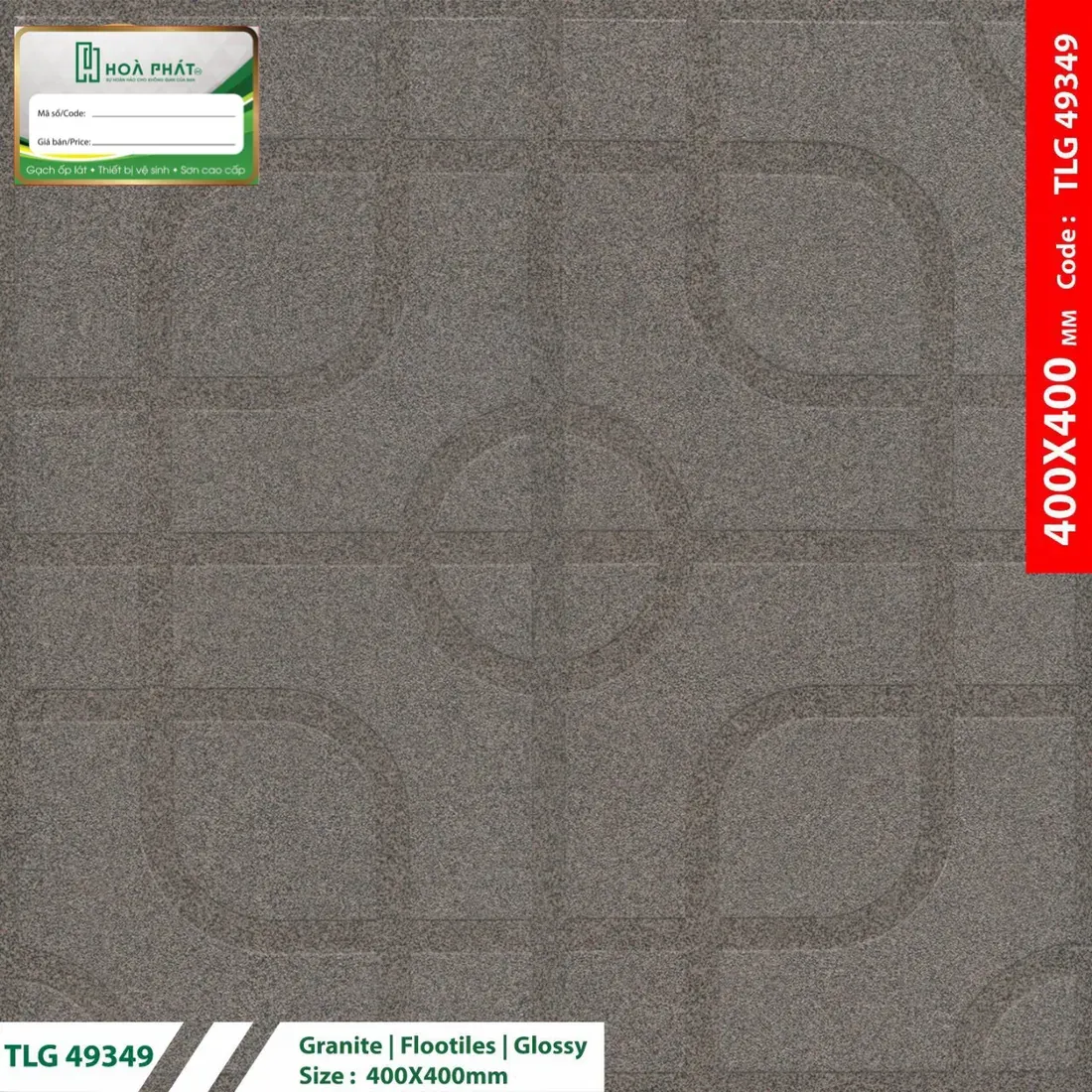 Gạch lát nền đá đồng chất 40x40 TL 49349
